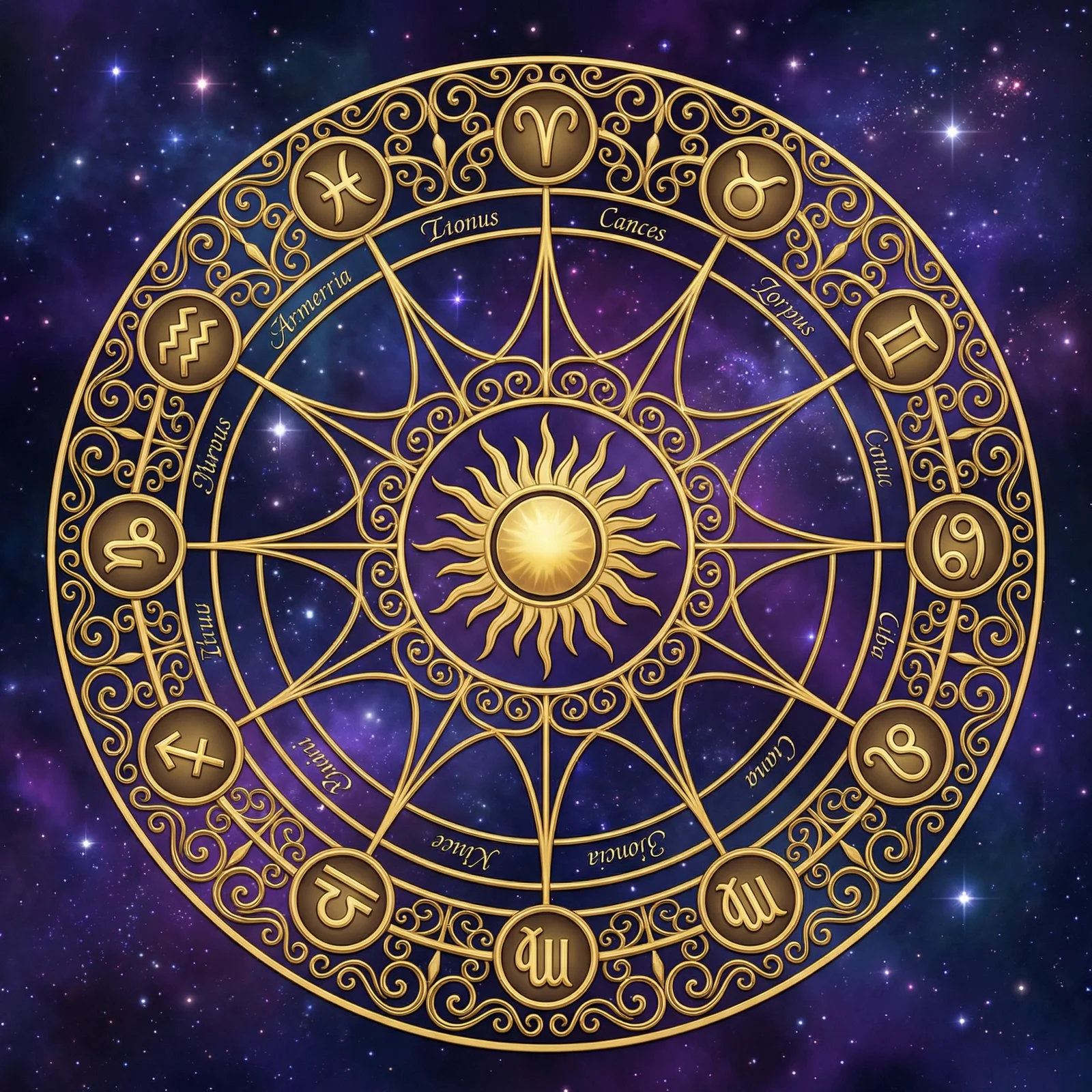 十二宫彩运指数轮盘 - 星象彩运占星馆 - 六合彩投注